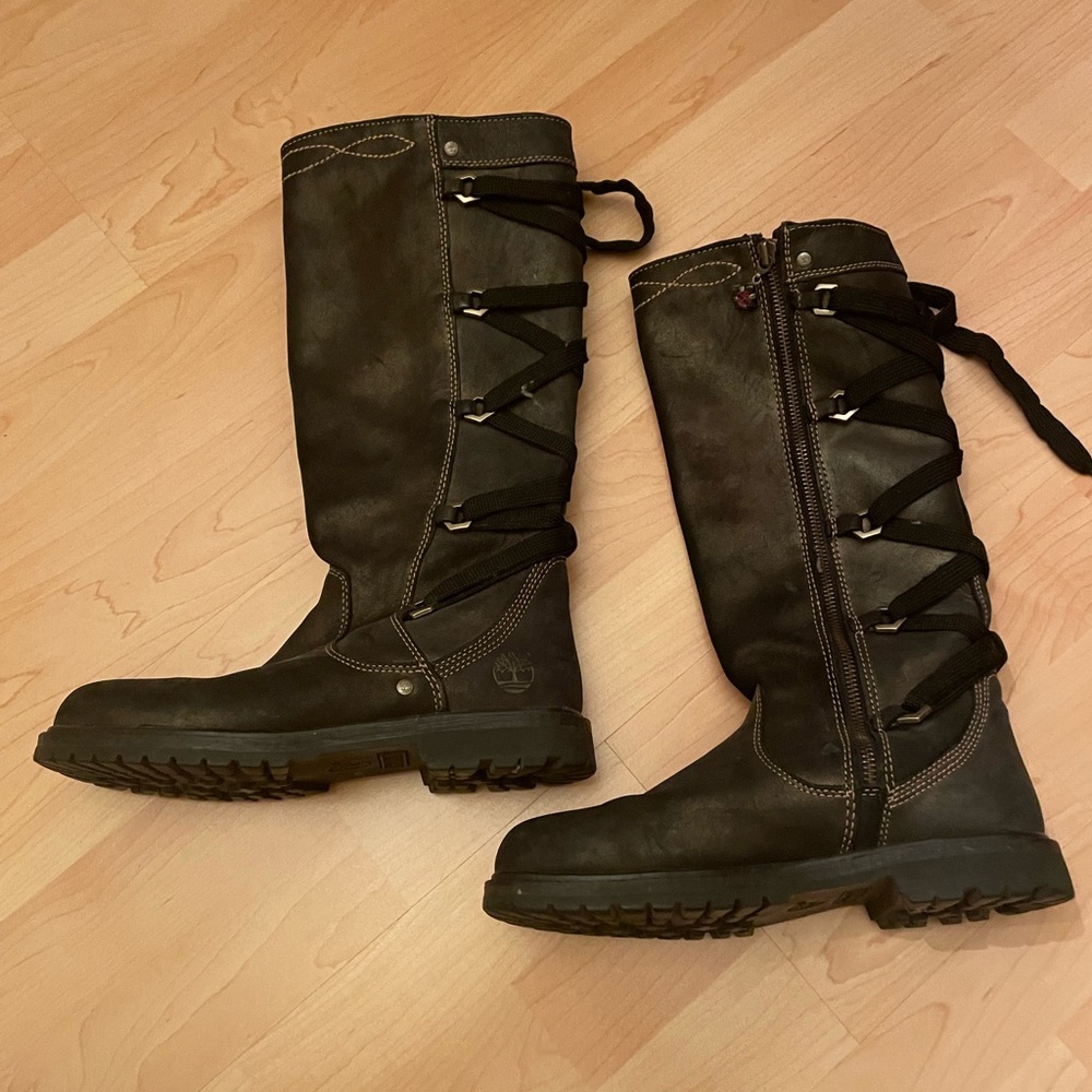 Timberland Tall Lace Up Boots